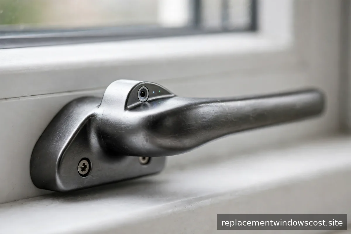 Fenstergriff mit integriertem Sensor
